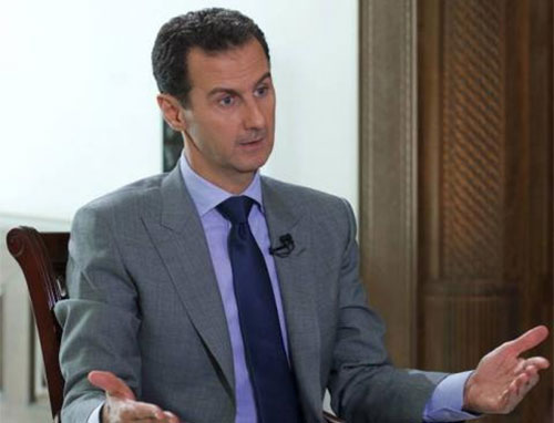 Al Assad no ve contradicción entre la entidad sionista y las organizaciones terroristas